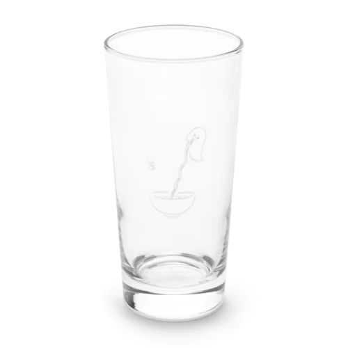 うどんちゅるちゅるおばけ Long Sized Water Glass