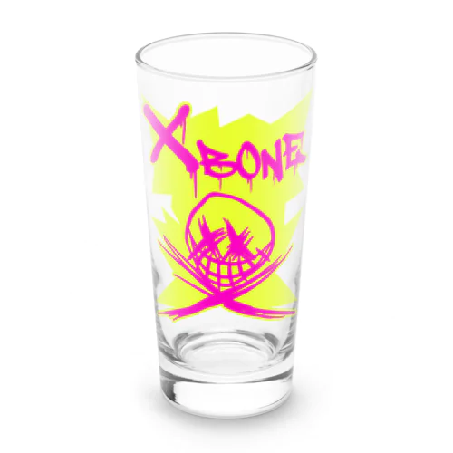 RAKUGAKIXBONE PNKonYEL NEON Long Sized Water Glass