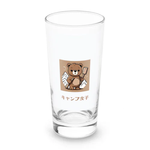 薪割りくまちゃん Long Sized Water Glass