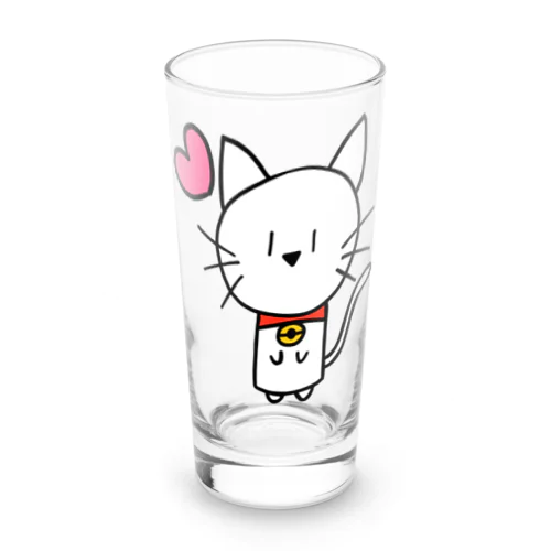 ねこ日和（白猫） Long Sized Water Glass