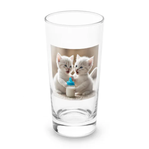 双子の子猫 Long Sized Water Glass