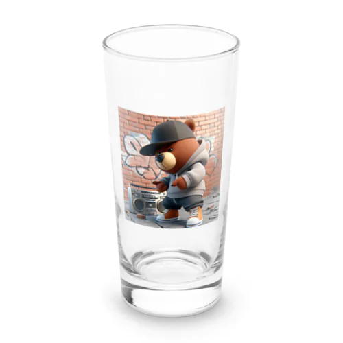 DANCING BEAR04 Long Sized Water Glass