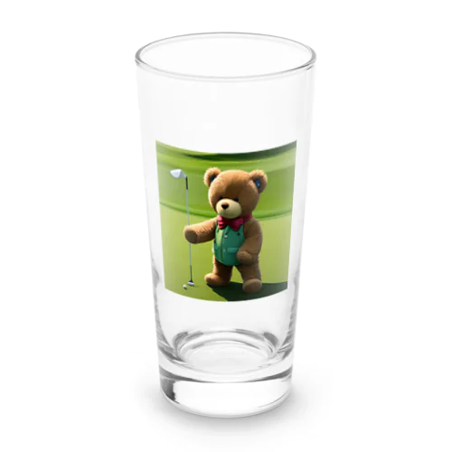 ゴルファーテディくん Long Sized Water Glass