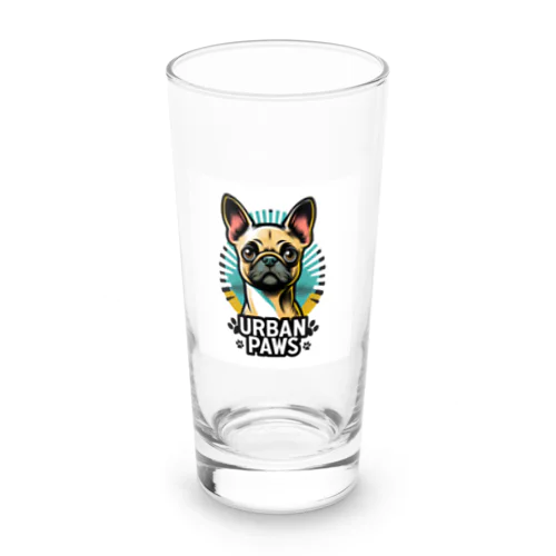 パグチワワ「Urban paws 」 Long Sized Water Glass