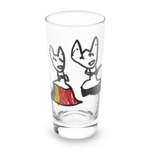 おやまのきつねのおんなのこ Long Sized Water Glass