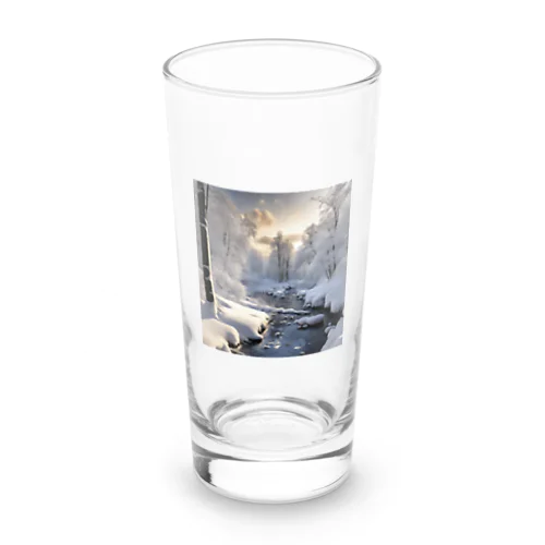 雪景色グッズ Long Sized Water Glass