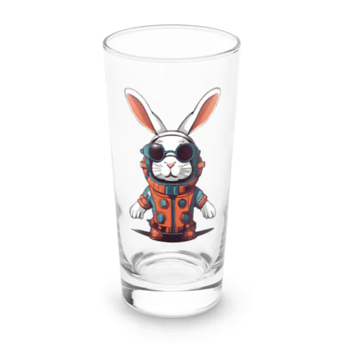 ロケットうさぎ　キャプテン Long Sized Water Glass