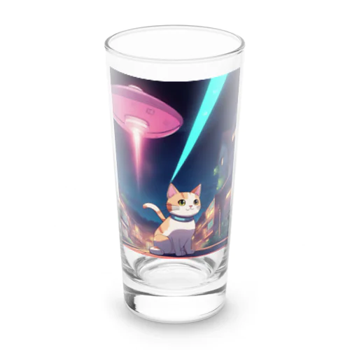 『猫』と『UFO』が融合した驚愕のキャトルミューティレーションシリーズ Long Sized Water Glass