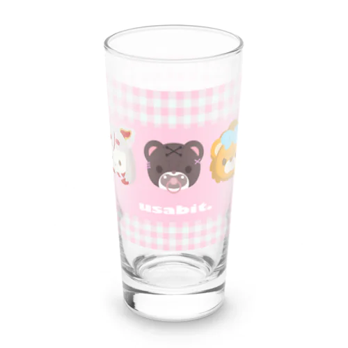 【usabit】けもびっとpink Long Sized Water Glass