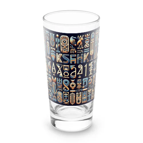 古代エジプト柄 Long Sized Water Glass