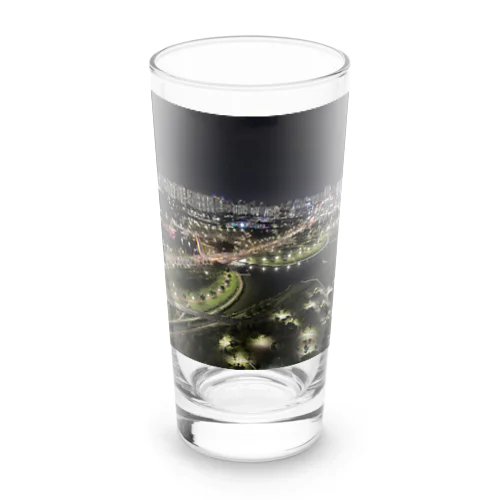 韓国の町風景 Long Sized Water Glass