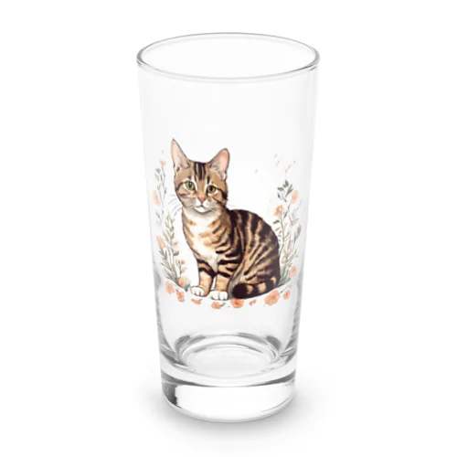 とらねこ Long Sized Water Glass