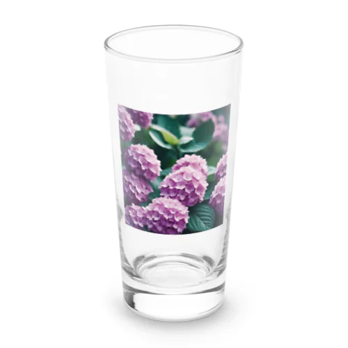 アジサイの球状の花房 Long Sized Water Glass