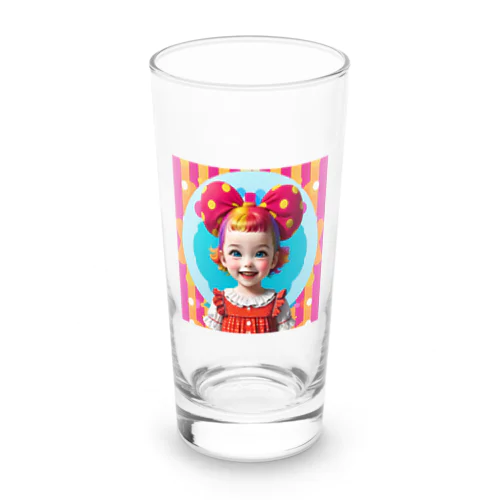 ポップな少女 Long Sized Water Glass