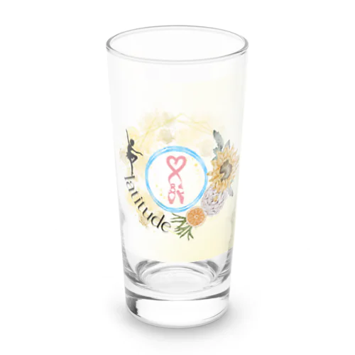 ひまわりの妖精(横長) Long Sized Water Glass