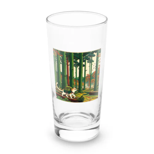 浮世絵猫野営６ Long Sized Water Glass