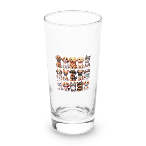 いろいろなワンコ Long Sized Water Glass