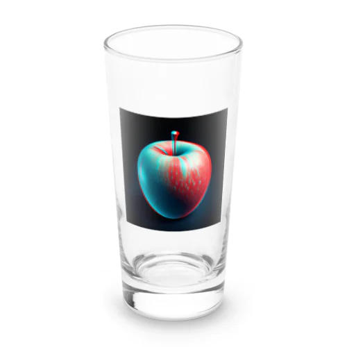 ３D　立体視　リンゴ Long Sized Water Glass