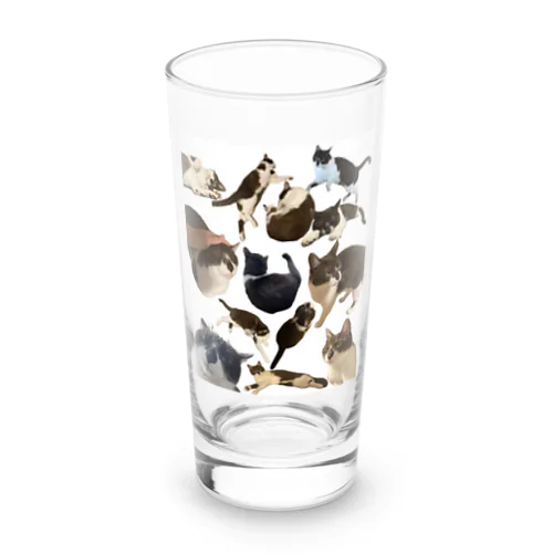 詰め合わせねこ Long Sized Water Glass