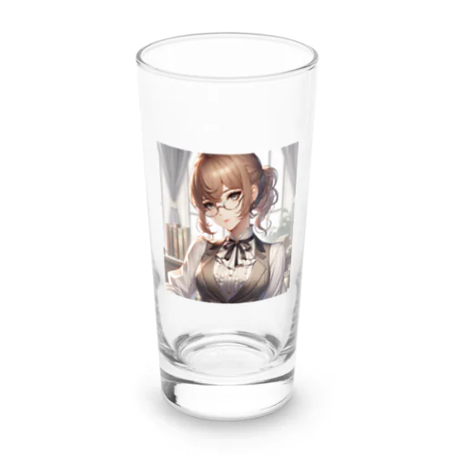 知的なAI美女 Long Sized Water Glass