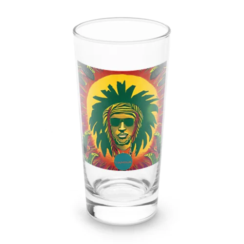 Sun and ReggaeMusic Long Sized Water Glass