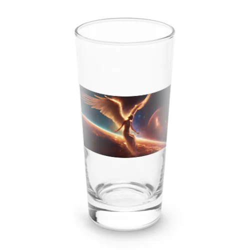 宇宙の女神が見守る美しい光景 Long Sized Water Glass