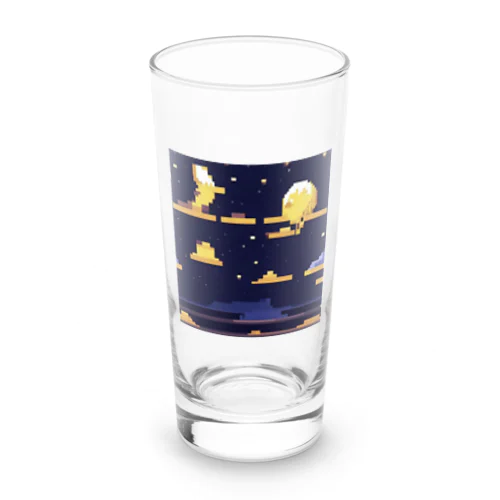 月の見える夜空 Long Sized Water Glass