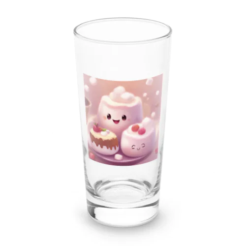 ふわふわマシュマロかわいいプリン Long Sized Water Glass