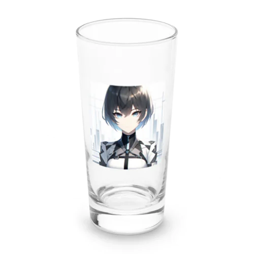 未来的なAI美女 Long Sized Water Glass