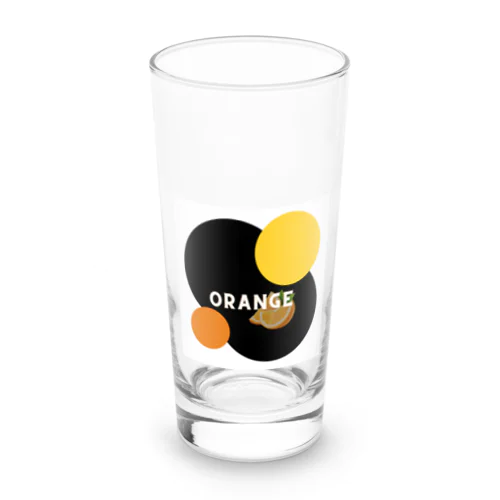 ポップなオレンジ Long Sized Water Glass
