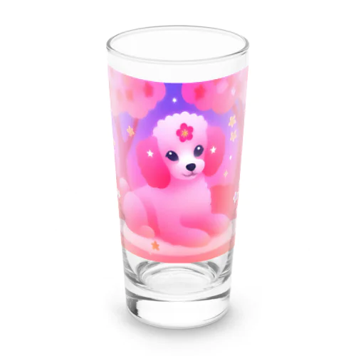 お花見犬 Long Sized Water Glass