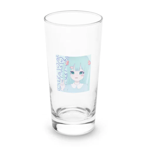 おんなのこ 正方形 Long Sized Water Glass