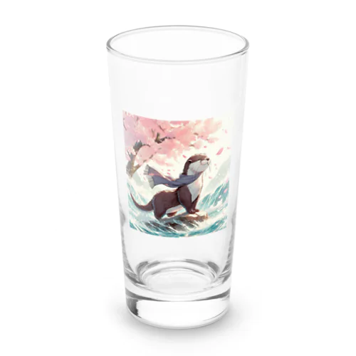 カワウソ店長パーくん Long Sized Water Glass