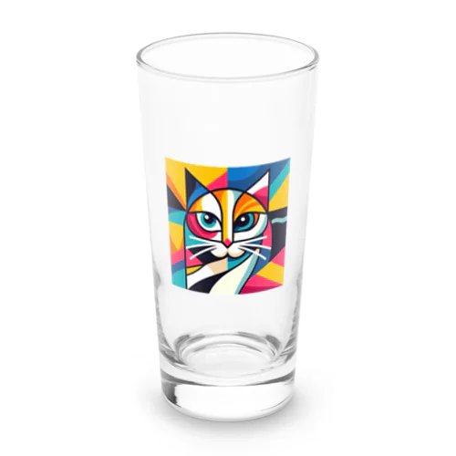 カラフル猫 ロンググラス