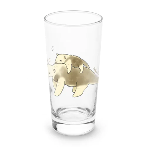 おやこありくい Long Sized Water Glass