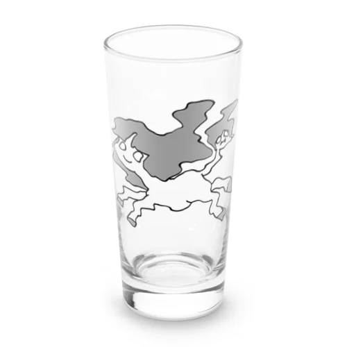 泳げ！麻理子ちゃん(背景なし) Long Sized Water Glass