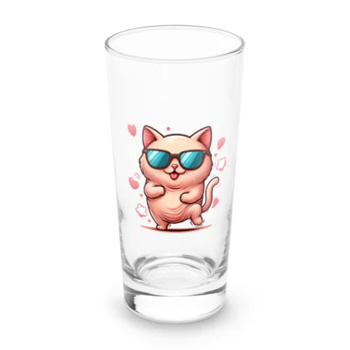 サングラスねこ② Long Sized Water Glass