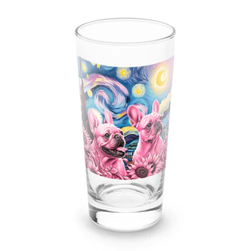 ゴッホなブヒ Long Sized Water Glass