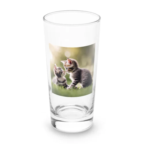 子猫の面倒を見る🐈 Long Sized Water Glass