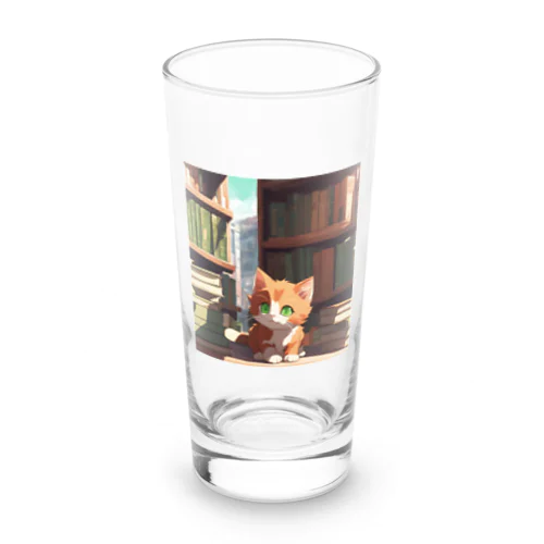 茶猫と本の部屋 Long Sized Water Glass