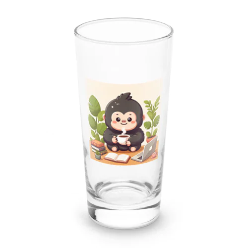 ほっこりコーヒーごりら君 Long Sized Water Glass