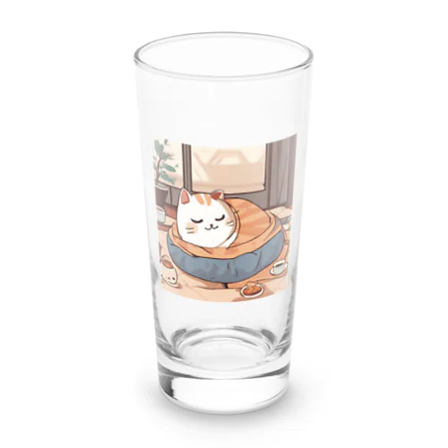 温まる猫 Long Sized Water Glass