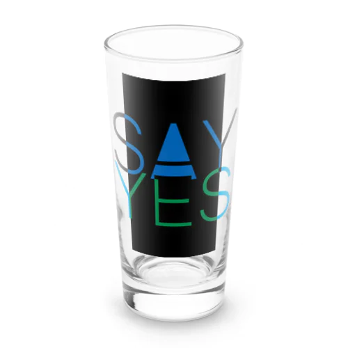 Say Yes! Long Sized Water Glass