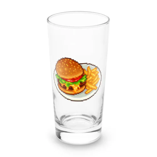 トマトレタスチーズバーガー＆ポテト Long Sized Water Glass