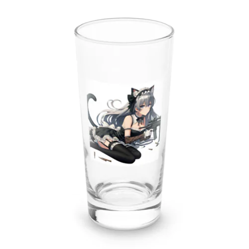 闘う猫メイド🐾5 Long Sized Water Glass