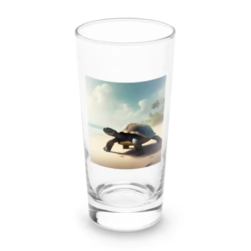 かわいいペットのカメ Long Sized Water Glass