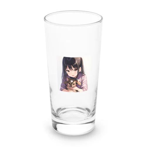 犬と少女 Long Sized Water Glass