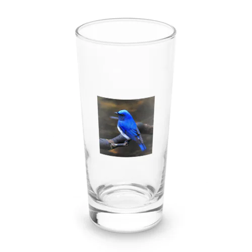 幸運を呼ぶ青い鳥 Long Sized Water Glass