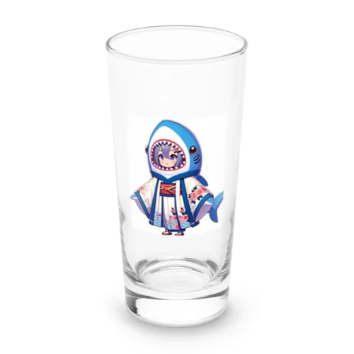 和風サメちゃんグッズ Long Sized Water Glass