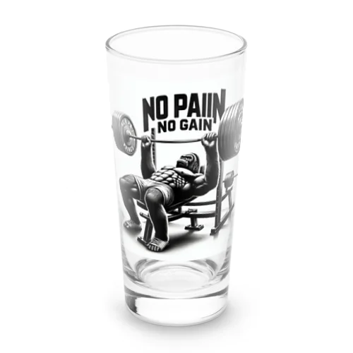 NO PAIN NO GAIN ゴリラベンチプレス Long Sized Water Glass